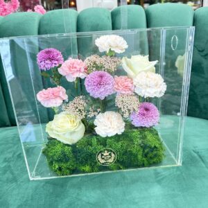 R025 Clear Box Mix Flowers