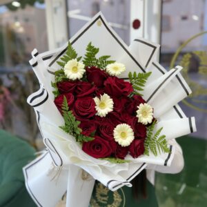 R027 Red Roses & Gervera